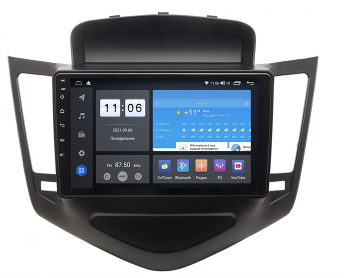 Штатная магнитола Vomi ZX492R9-9863-LTE для Chevrolet Cruze I 2009-2012 на Android 10.0 - фото 278487