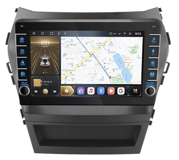 CarMedia OL-9703-D (с кнопками) для Hyundai Santa Fe III 2012-2018 на Android 10.0 - фото 280490