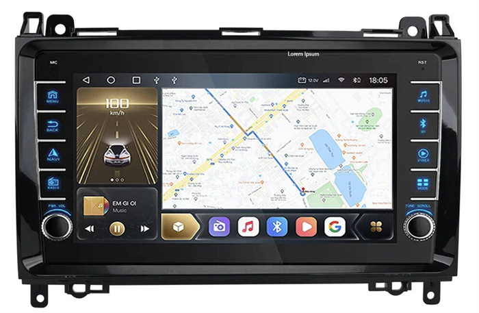 CarMedia OL-9946-P (с кнопками) для Mercedes A-klasse (W169) 2004-2012, B-klasse (W245) 2005-2011, Vito ll (W639) 2006-2014, Vito III (W447) 2014-2020, Viano ll (W639) 2006-2014 на Android 10.0 - фото 280726