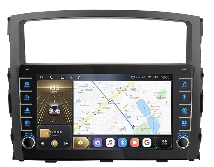 CarMedia OL-9566-F (с кнопками) для Mitsubishi Pajero IV 2006-2019 на Android 10.0 - фото 280735