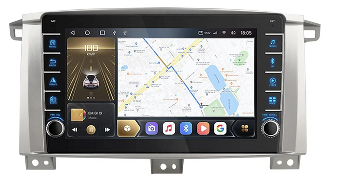 CarMedia OL-9681-D (с кнопками) для Toyota Land Cruiser 100 2002-2007 на Android 10.0 - фото 280783