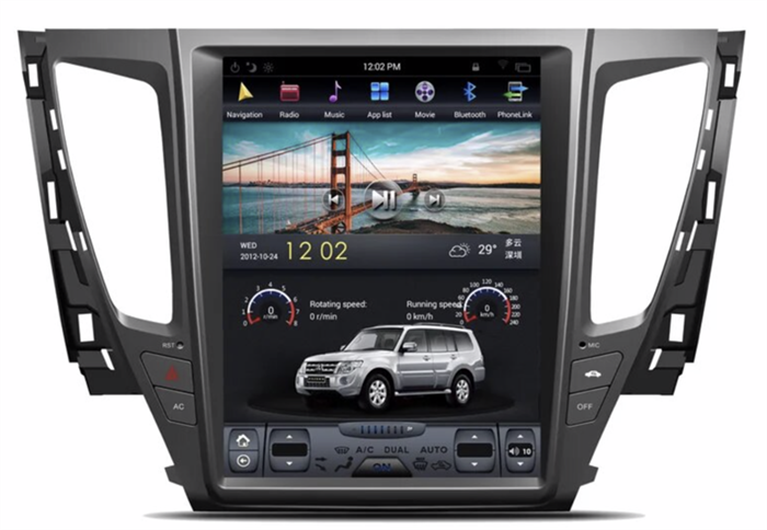 CarMedia ZF-1236-DSP Tesla-Style для Mitsubishi Pajero Sport III 2015-2021 на Android 9.0 - фото 281945