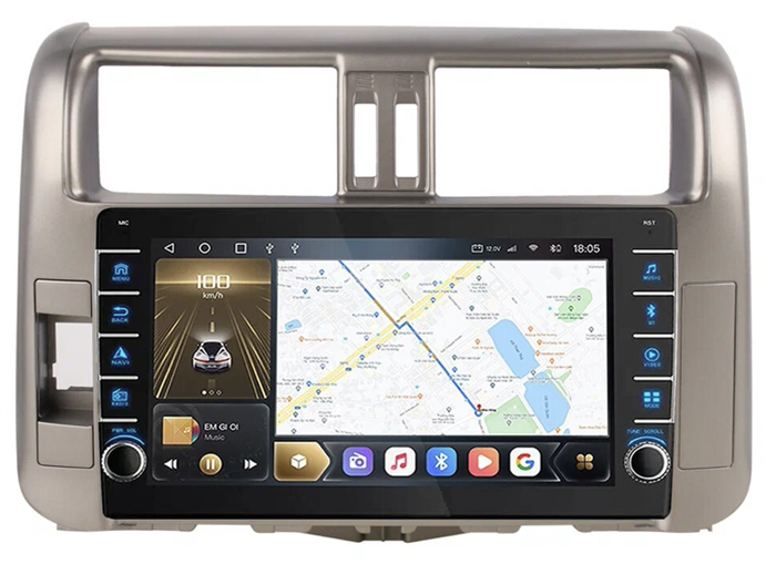 CarMedia OL-9613-F (с кнопками) для Toyota LC Prado 150 2009-2013 на Android 10.0 - фото 282075