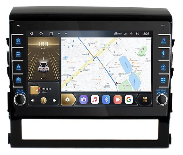 CarMedia OL-9618-F (с кнопками) для Toyota LC 200 2015-2021 на Android 10.0 - фото 282085