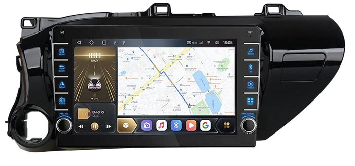 CarMedia OL-1686-P (с кнопками) для Toyota Hilux VIII 2015-2020 на Android 10.0 - фото 282397