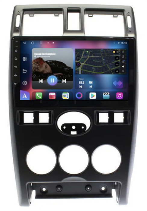 Магнитола FarCar D3112M для Lada Priora 2007-2013 черная на Android 8.1 - фото 283798