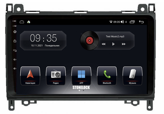Stonelock VW911MB 6/128 ГБ для Volkswagen Crafter 2006-2016 на Android 10.0 - фото 284613
