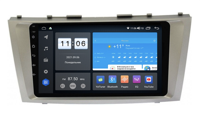 Штатная магнитола Vomi ZX347R9-7862-LTE-4-64 для Toyota Camry V40 2006-2011 на Android 10.0 - фото 285455