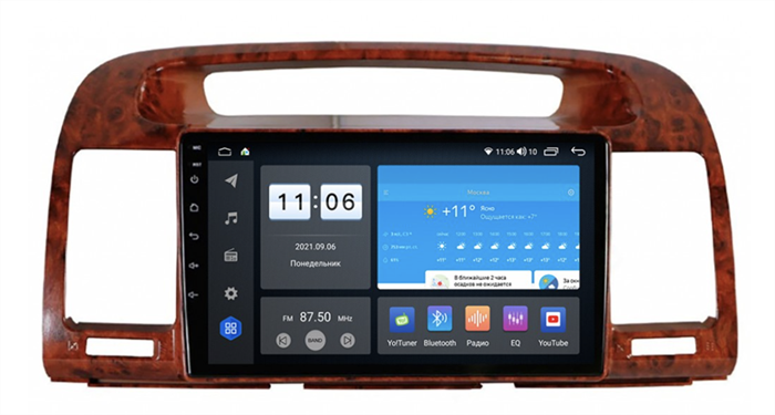 Штатная магнитола Vomi ZX430R9-7862-LTE-4-64 для Toyota Camry V30 2001-2006 на Android 10.0 - фото 286269