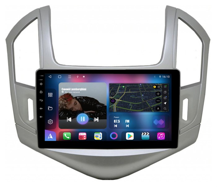 Магнитола Farcar XL261M (S500 PLUS) (6/128ГБ) для Chevrolet Cruze I 2012-2015 серебро на Android 12.0 - фото 299124