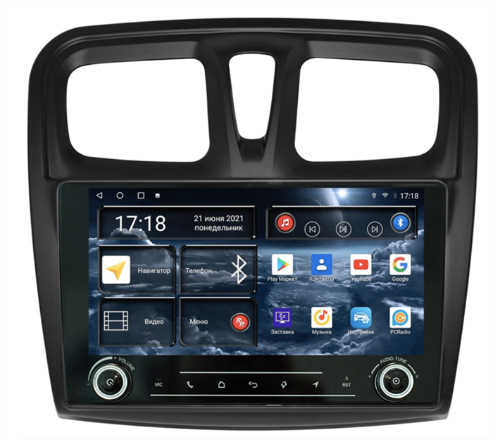 Штатная магнитола Redpower K75158 Hi-Fi для Renault Logan II, Sandero II 2013-2022 на Android 10.0 - фото 299788