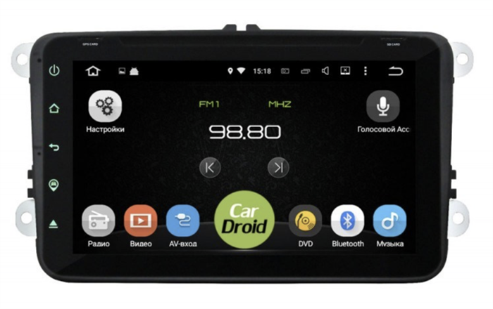 Штатная магнитола Roximo CarDroid RD-3711D для Volkswagen универсальная (Android 9.0) DSP - фото 299956