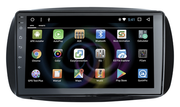 Автомагнитола для Mercedes Fortwo III 2014-2024, Forfour II 2014-2024 MyDean B605 Android 8.1 - фото 300019