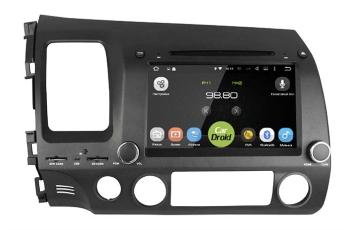 Штатная магнитола Roximo CarDroid RD-1901D для Honda Civic 8 4D 2005-2011 (Android 10.0) DSP - фото 300128