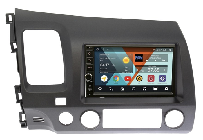 Штатная магнитола Wide Media WM-VS7A706NB-2/16-RP-HNCV52-60 для Honda Civic 8 (VIII) 4D 2005-2011 на  Android 7.1.2 - фото 300145
