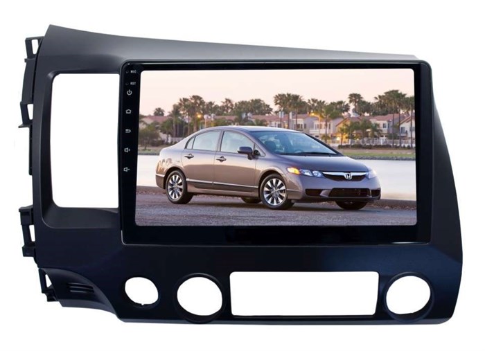 ШТАТНАЯ МАГНИТОЛА HONDA CIVIC 2005-2011 Г. ЛЕВЫЙ РУЛЬ LETRUN 2959 10 ДЮЙМОВ ANDROID 8.0 MTK-L 2.5D - фото 300146
