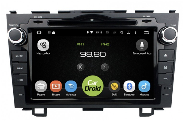 Штатная магнитола Roximo CarDroid RD-1903D для Honda CR-V III 2007-2012 (Android 10.0) - фото 300208