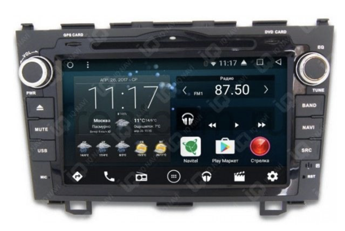 Штатная магнитола IQ NAVI D58-1506 Honda CR-V III 2007-2012 на Android 6.0.1 Octa-Core (8 ядер) - фото 300227