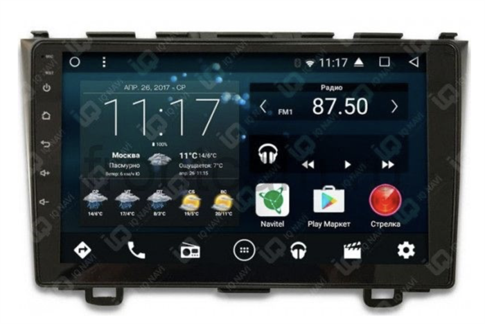 IQ NAVI T58-1506 для Honda CR-V III 2007-2012 на Android 8.1.0 Octa-Core (8 ядер) - фото 300228