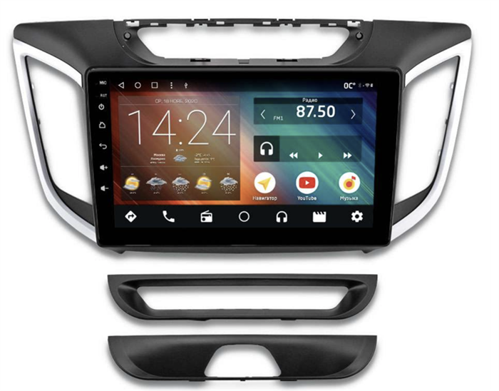 Головное устройство IQ NAVI P4-1616KFSHD (4/64ГБ) для Hyundai Creta 2016-2021 на Android 10.0 - фото 300334