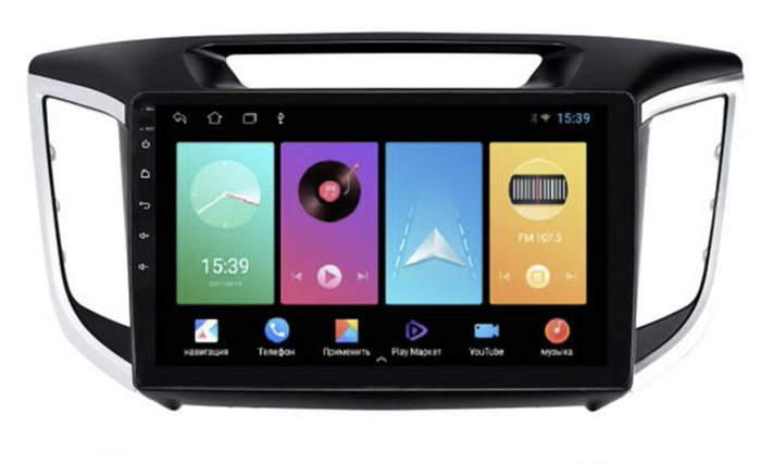 Магнитола FarCar D407M для Hyundai Creta 2016-2021 на Android 8.1 - фото 300338