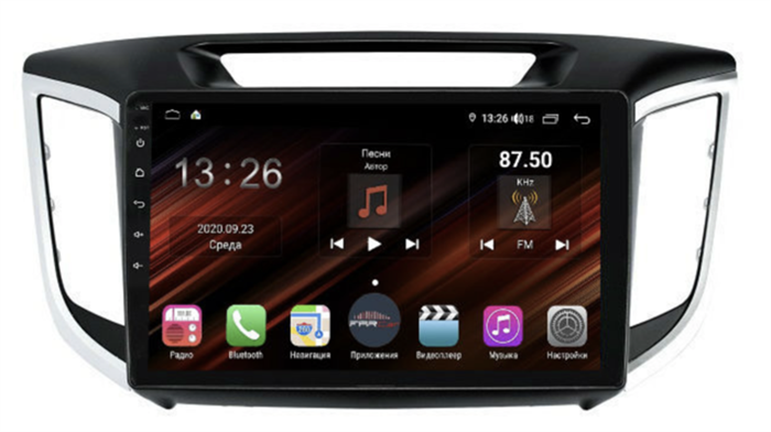 Магнитола Farcar XH407R (S400) (6/128ГБ) для Hyundai Creta 2016-2021 на Android 10.0 - фото 300343