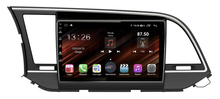Магнитола Farcar XH581R (S400) (6/128ГБ) для Hyundai Elantra VI (AD) 2016-2019 на Android 10.0 - фото 300422