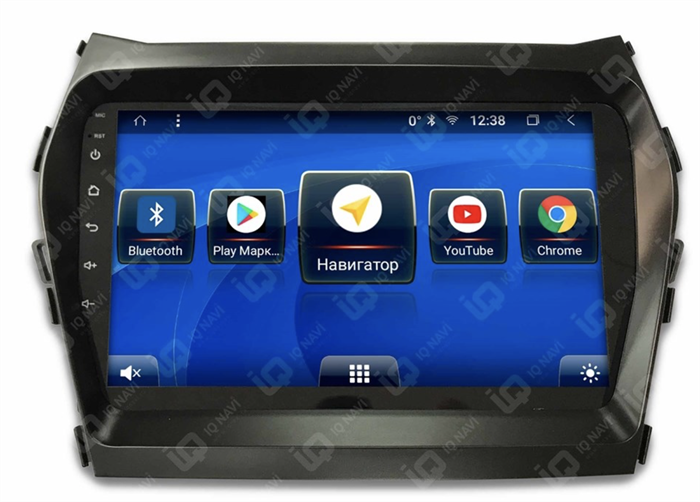 Автомагнитола IQ NAVI T54-1607CFHD Hyundai Santa Fe (DM) (2012-2018) 9" с Carplay и DSP - фото 300586