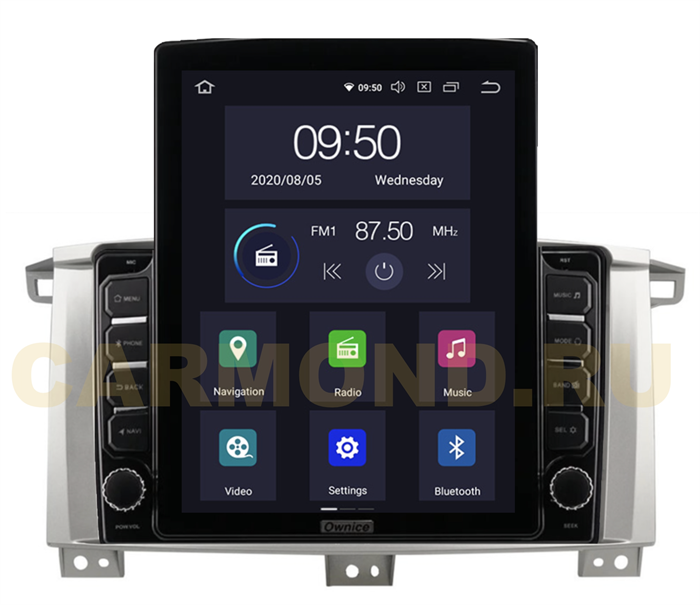 CarMedia OL-9681-HL для Toyota Land Cruiser 100 2002-2007 на Android 10.0 - фото 301135