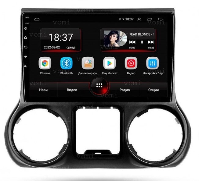 Vomi AK368R10-MTK для Jeep Wrangler 2015-2016 на Android 10.0 - фото 304125