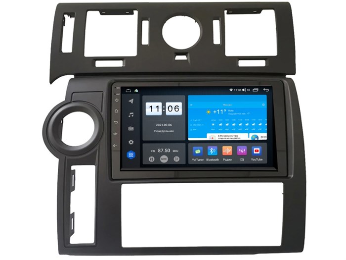 Штатная магнитола Vomi ZX467R9-9863-LTE для Hummer H2 2007-2009 квадратные воздуховоды на Android 10.0 - фото 304569