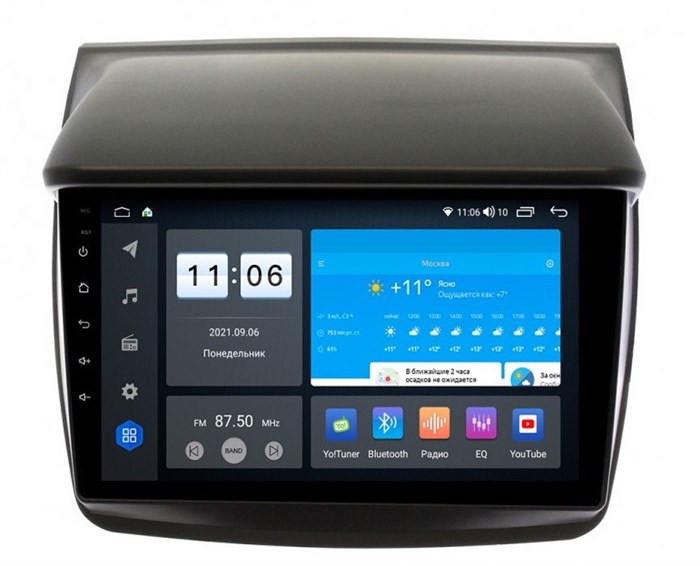 Автомагнитола Vomi ZX334R9-9863-LTE для Mitsubishi Pajero Sport II, L200 IV 2006-2015 на Android 10.0 - фото 304661