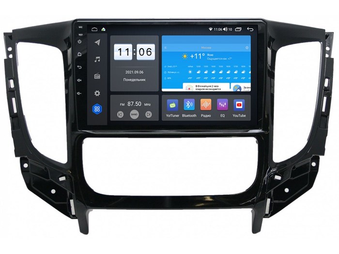 Штатная магнитола Vomi ZX383R9-9863-LTE для Mitsubishi PajeroSport 3 2017+ (МКПП+климат), L200 2015-2021 (МКПП+климат) на Android 10.0 - фото 304664