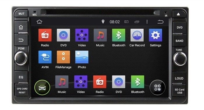 CarMedia MKD-6952-P6 для Toyota (200х100мм) универсальная на Android 10.0 - фото 305059