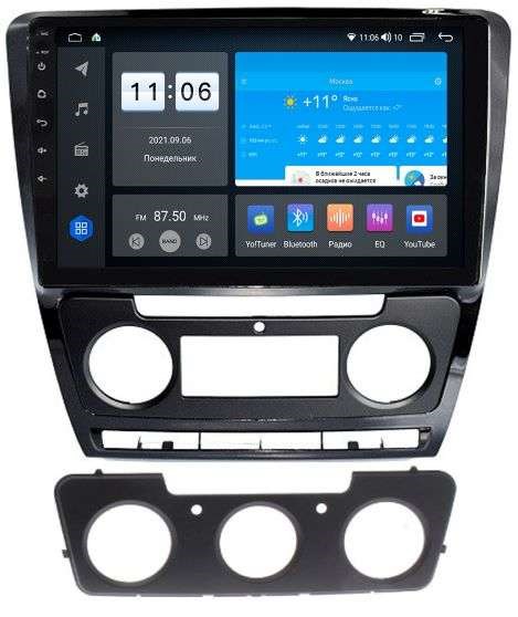 Штатная магнитола Vomi ZX342R10-9863-LTE для Skoda Octavia A5 2004-2013 на Android 10.0 - фото 305093