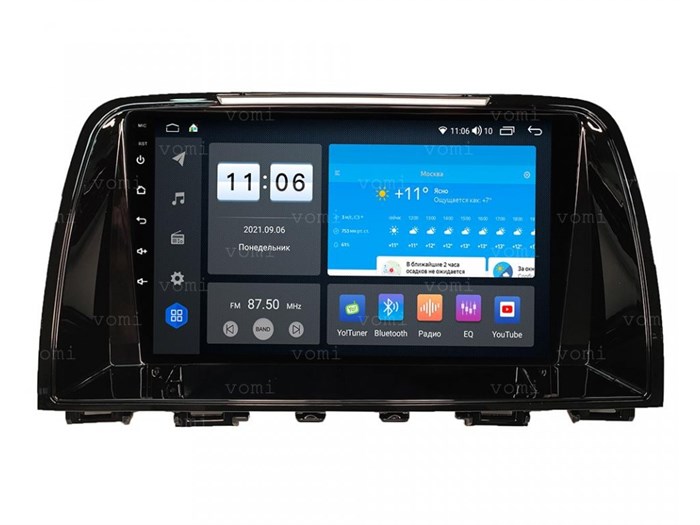 Штатная магнитола Vomi ZX543R9-9863-LTE для Mazda 6 2007-2012 на Android 10.0 - фото 305189