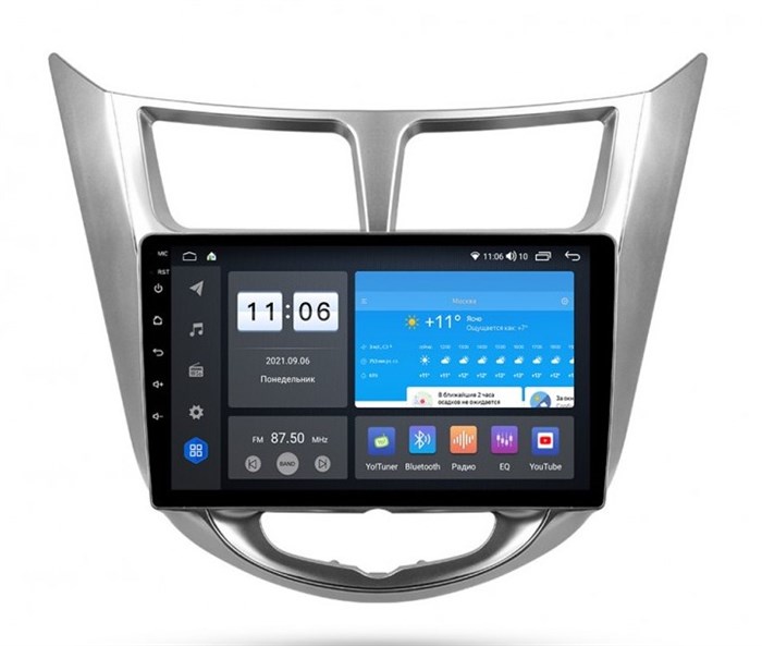 Штатная магнитола Vomi ZX314R9-7862-LTE для Hyundai Solaris I 2011-2017 на Android 10.0 - фото 305331