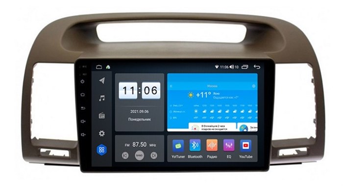 Штатная магнитола Vomi ZX346R9-7862-LTE для Toyota Camry V30 2001-2006 на Android 10.0 - фото 306087