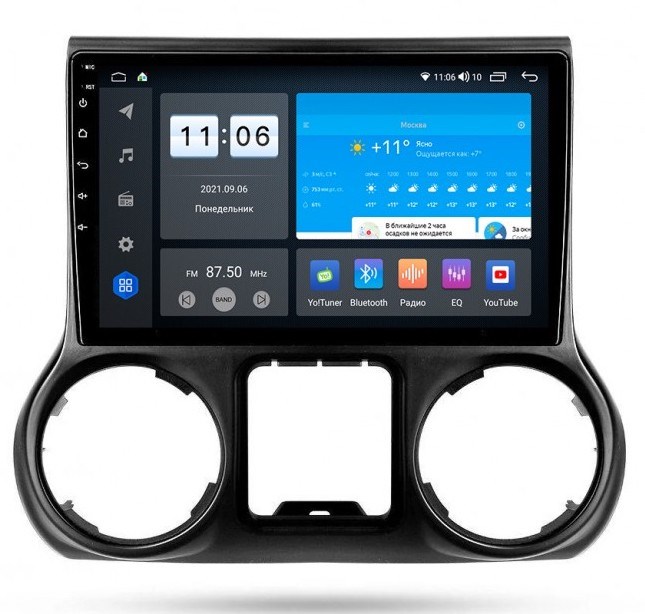 Штатная магнитола Vomi ZX367R10-7862-LTE-4-64 для Jeep Wrangler 2007-2017 на Android 10.0 - фото 306686