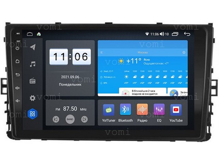 Штатная магнитола Vomi ZX532R9-7862-LTE-4-64 для Volkswagen Universal 2017+ на Android 10.0 - фото 306850