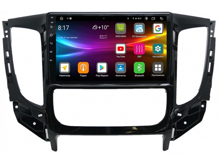 Штатная магнитола Vomi FX383R9-MTK-LTE для Mitsubishi PajeroSport 3 2017+ (МКПП+климат), L200 2015-2021 (МКПП+климат) на Android 10.0 - фото 307570