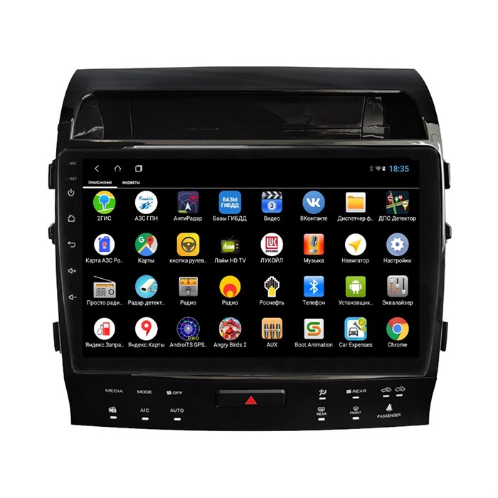 Parafar для Toyota Land Cruiser 200 2007-2015 на Android 12.0 (PF381High-2XHD) - фото 309125
