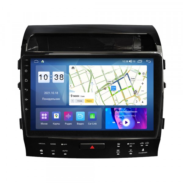 Parafar для Toyota Land Cruiser 200 2007-2015 на Android 11.0 (PF381High-2FHD) - фото 309665
