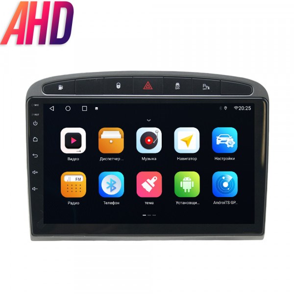 Parafar для Peugeot 308 I, 408, RCZ I 2010-2017 на Android 10.0 (PF081AHD-B) цвет черный - фото 310001