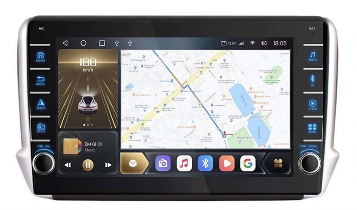 CarMedia OL-1964-P (с кнопками) для Peugeot 2008, 208 2012-2019 на Android 10.0 - фото 310717