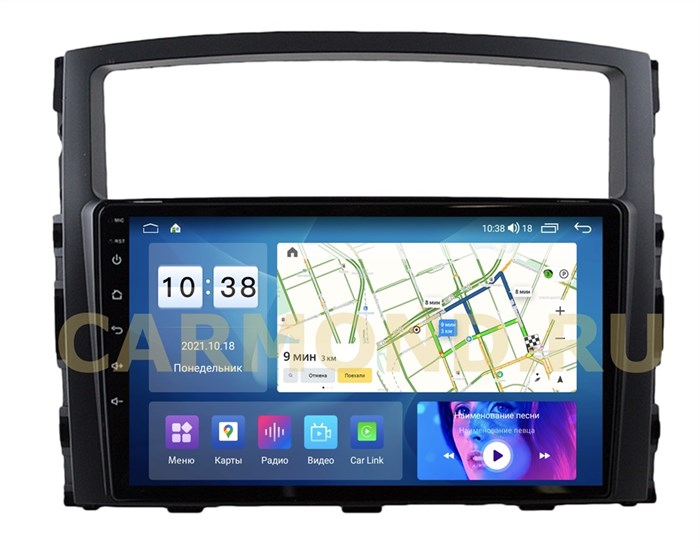 Автомагнитола Roximo 6/128 ГБ RI-2603 для Mitsubishi Pajero IV 2006-2019 на Android 11.0 - фото 311627