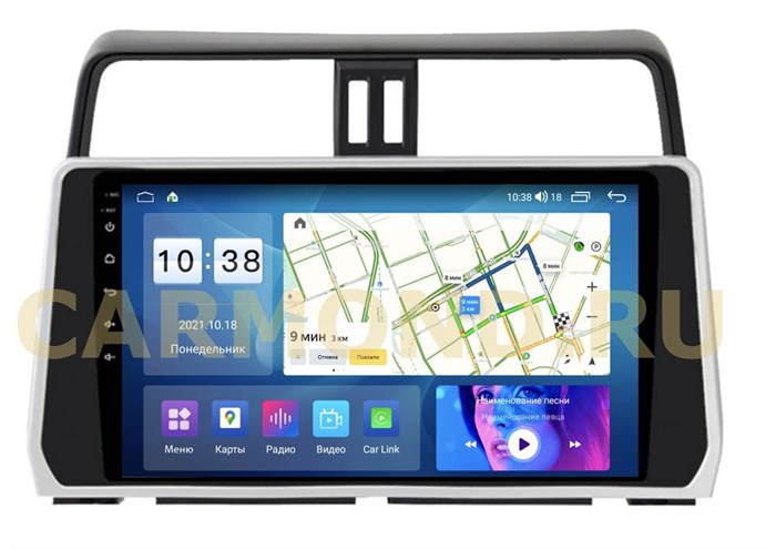 Автомагнитола Roximo 6/128 ГБ RI-1126 для Toyota LC Prado 150 2017-2020 на Android 11.0 - фото 311836