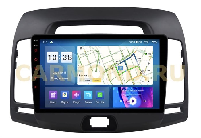 Головное устройство Roximo 6/128 ГБ RI-2018 для Hyundai Elantra IV (HD) 2006-2011 на Android 11.0 - фото 312062