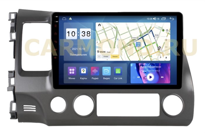 Автомагнитола Roximo 6/128 ГБ RI-1911 для Honda Civic 8 (VIII) 4D 2005-2011 на Android 11.0 - фото 312130