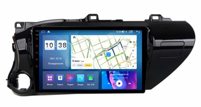 Автомагнитола Roximo 6/128 ГБ RI-1119 для Toyota Hilux an120, 2015+ на Android 11.0 - фото 312255